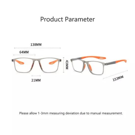 Classic Photochromic Myopia Glasses For Men Women Square Nearsighted Sunglasses