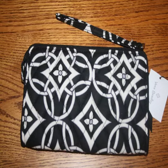 Vera Bradley FRONT ZIP WRISTLET wallet credit card holder case clutch travel NEW