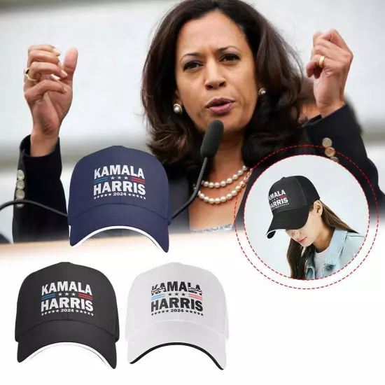 Kamala Harris 2024 Hat Trucker Hat Breathable Peaked Cap Adjustable for Unisex-