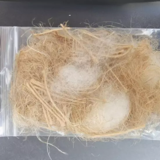 DIY Bird Nesting Material Jute Fiber Shred Nest for Parrot Finch Budgie Decor