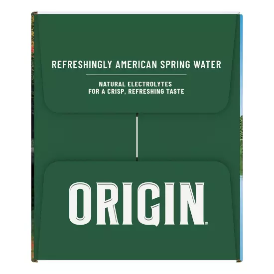 , 100% Natural Spring Water, 900 mL, Recycled Plastic Bottle, 30.4 Fl Oz (Pac...