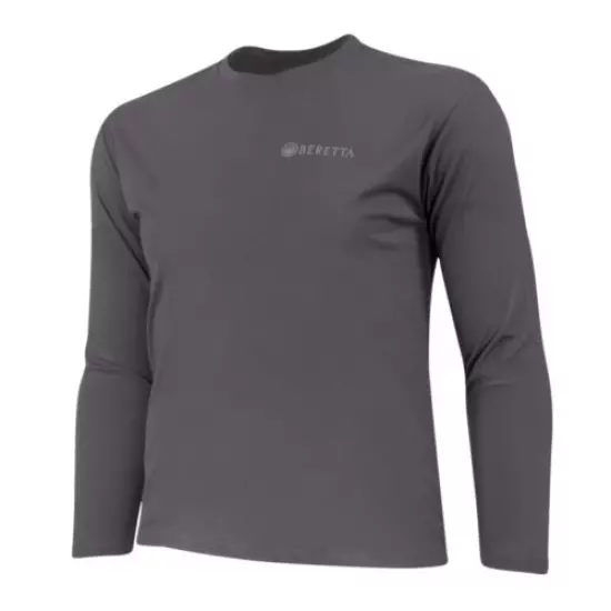 BERETTA Mens Covey Tech Charcoal Long Sleeve T-Shirt (TS208T11800093)