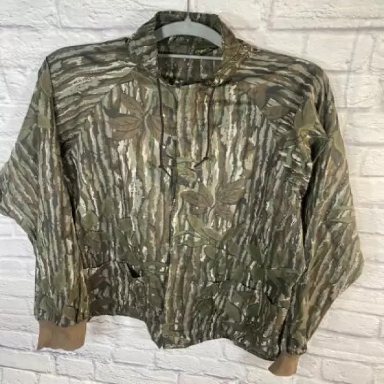 Mens Spartan Realtree Jacket Camo Sheer Zip Lightweight Sheer Hunting Size L