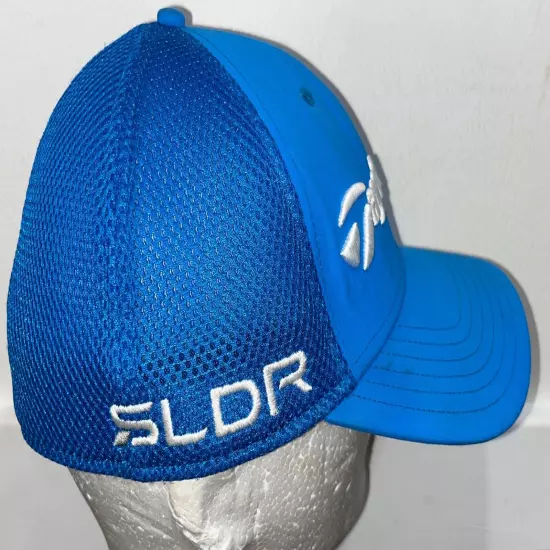 Taylormade Fitted Hat Cap Tour Preferred SLDR Golf Blue Stitched Logo AFlex S/M