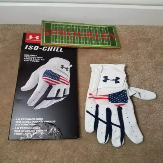 UA UNDER ARMOUR ISO-CHILL MENS RIGHT HAND RH SMALL GOLF GLOVE, 1325608-600, NEW