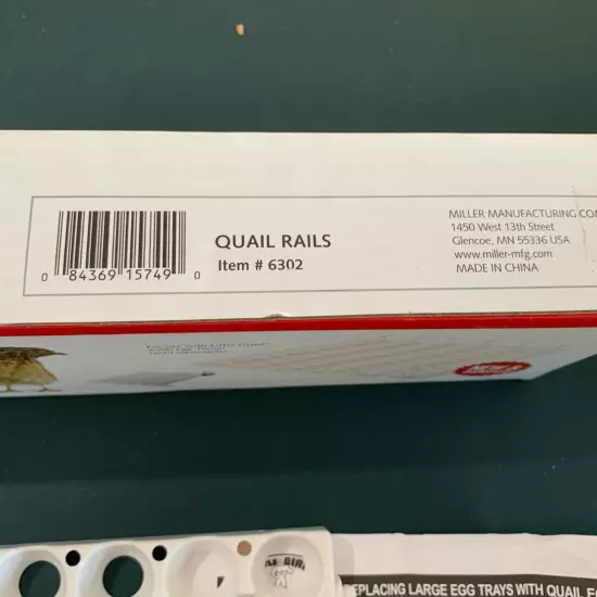 Little Giant 6302 120 Egg Quail Rails