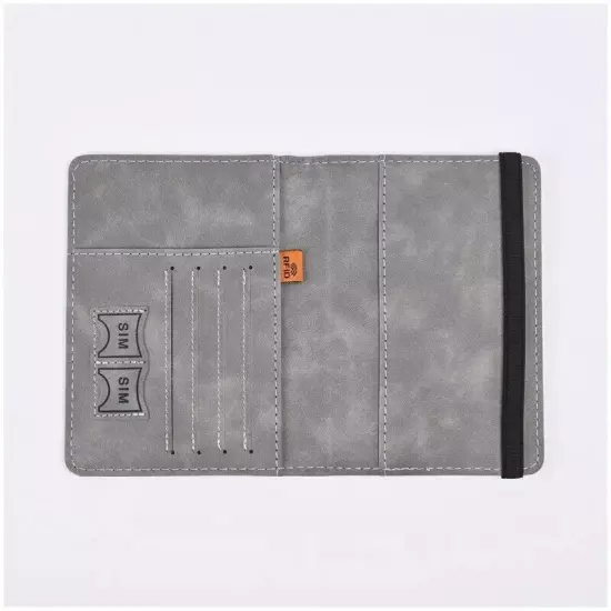 PU Leather Wallet Travel Passport Purse Card