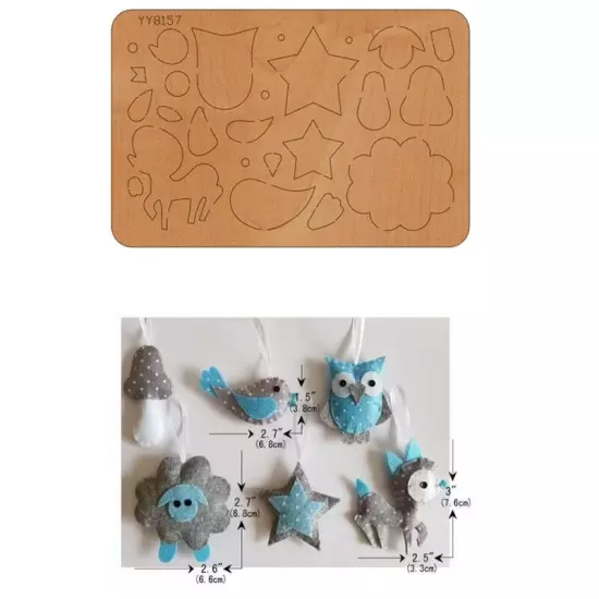 Suitable for all cut machines on the market die cuts Small animal mold knife die