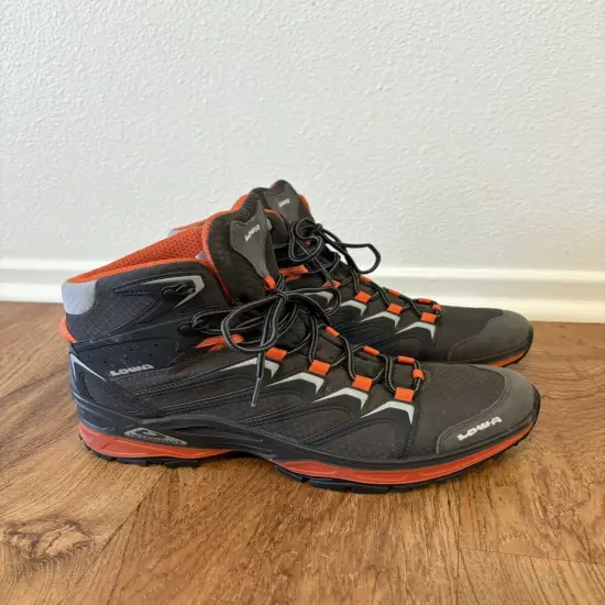 Lowa Innox Mid Hiking Boot - Men's, Graphite/Orange 10.5