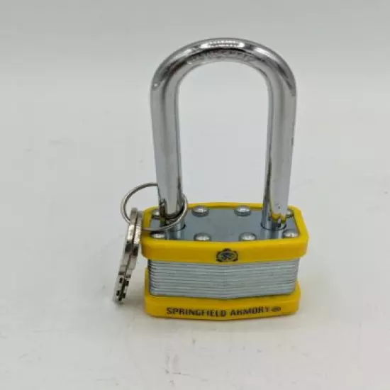 Factory New Springfield Armory Firearm Padlock Two Keys