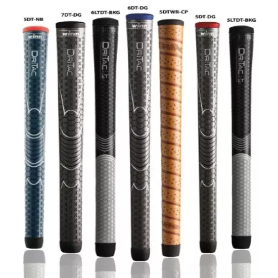 WINN DRITAC AVS GOLF GRIPS - STANDARD,MIDSIZE,OVERSIZE GOLF GRIPS