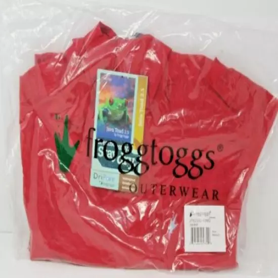 Frogg Toggs JT62330-10MD Boy's Java Toadz 2.5 Rain Jacket Red Medium Waterproof 