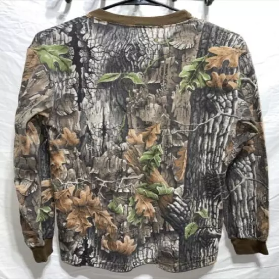 Trebark By Lynch Superflauge Camo Long Sleeve Pocket T Shirt Small S Hunting