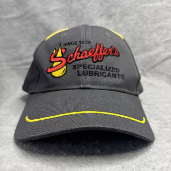 Schaeffer's Specialized Lubricants Strapback Hook Loop Dad Baseball Cap Hat Oil