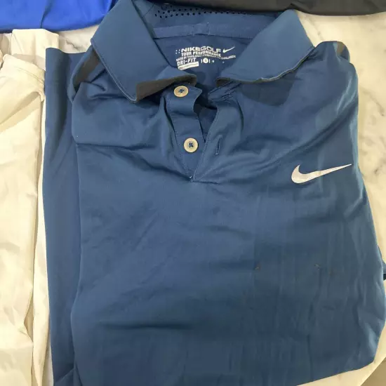 Nike Golf Tour Performance Polo Lot- 5 Total Size Small