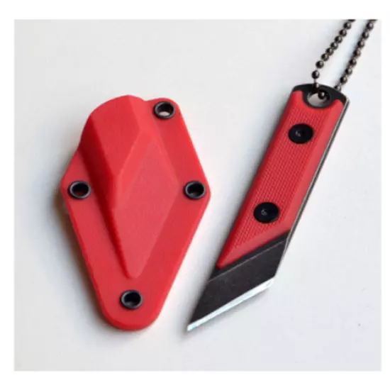 Necklace Mini Knife Fixed Blade Knife EDC Knife Mini Pocket Knife Rescue Knife