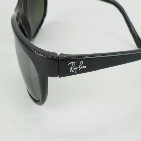 Used Ray Ban RB2027 PREDATOR 2 601/W1 3P Polarized Black Frame Dark Grey Lenses