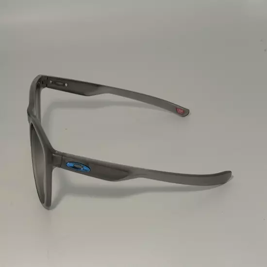 OAKLEY TRILLBE X FRAMES - GRAY SMOKE TRANSLUCENT WITH BLUE ICONS EYEGLASSES