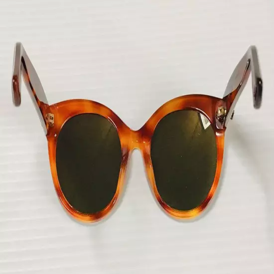 Gucci Sunglasses Gg0028Sa Gold Tigereye USED 