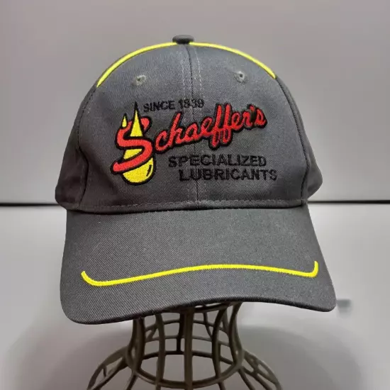 Schaeffer's Specialized Lubricants Strapback Hook Loop Dad Baseball Cap Hat Oil