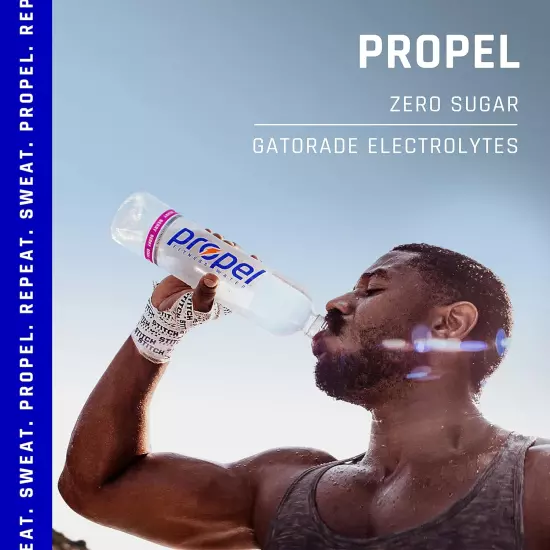 Propel, Grape, Zero Calorie Sports Drinking Water with Electrolytes and Vitamins