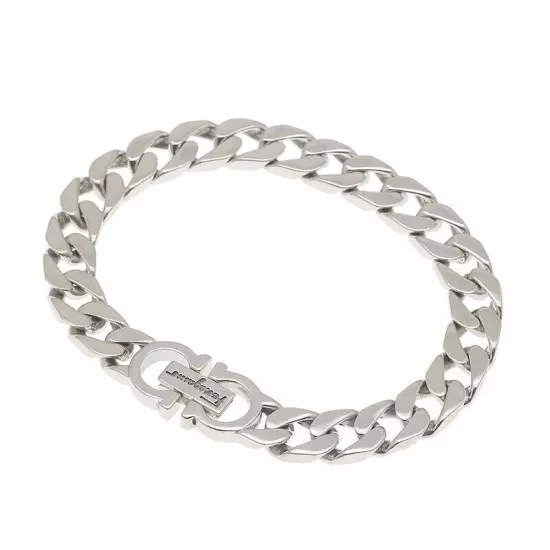 8MM Real 925 Sterling Silver Cuban Link Bracelet Men Retro Hip Hop Tank Bracelet