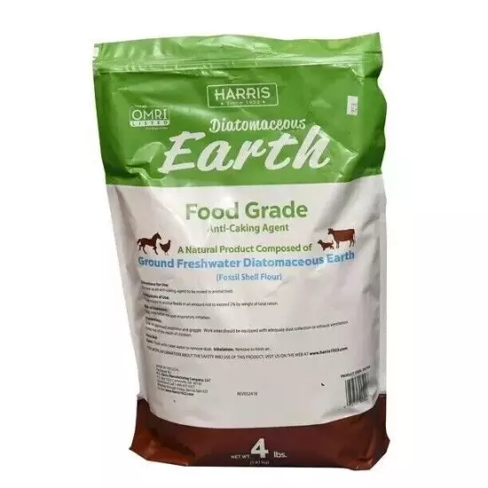 Harris Products Group Diatomaceous Earth Food Grade Natural, 4 lb.Best Price