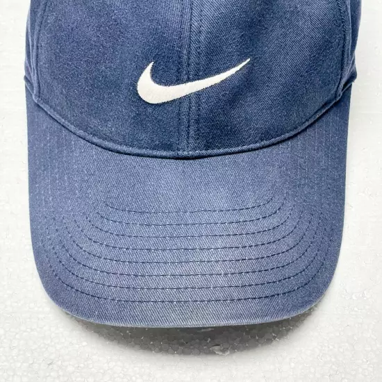 Vintage Nike Cap Hat Men's One Size Blue Just Do It Strapback