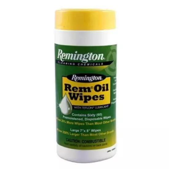 REMINGTON 18384 REM OIL POP-UP WIPES 60 CT