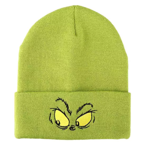 Dr. Seuss The Grinch Big Face Cuff Beanie