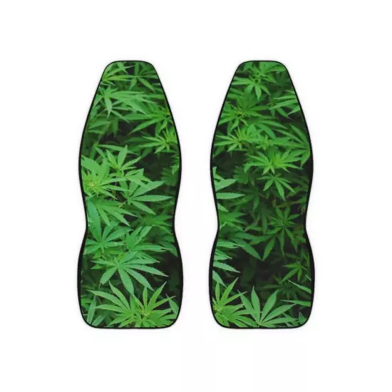 Cannabis Car Seat Covers - 420, Weed, Marijuana theme car seat covers