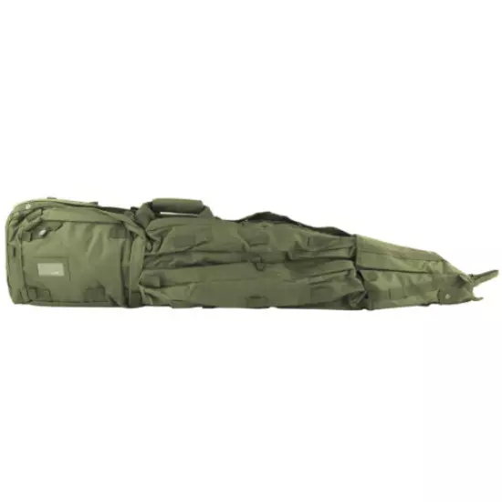 NCSTAR Drag Bag, 45" Rifle Case 45” L X 10” H X 4” D Nylon Green CVDB2912G