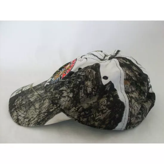 Distressed Mud Puppy Embroidered Bull Dog Adjustable Hat