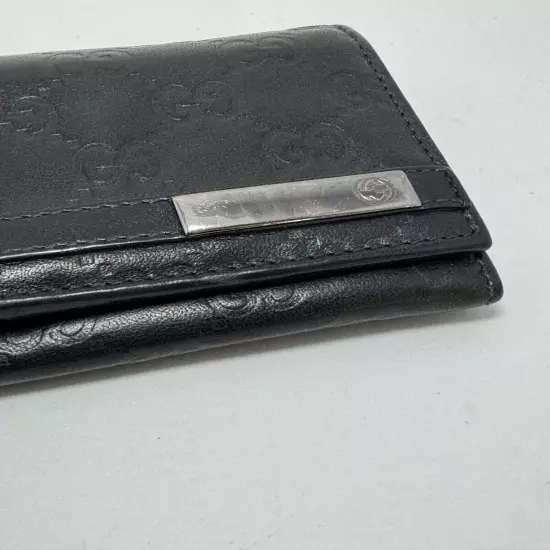 Gucci Black Leather Woman’s Long Wallet