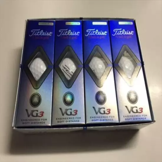 Titleist Golf Ball VG3 2020 Rainbow Pearl White 1 dozen (12 pieces) Japan New