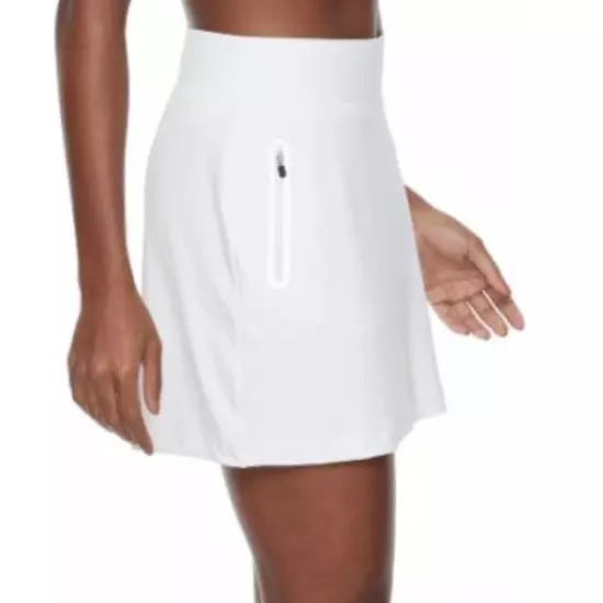 FILA Golf Skort Womens XL Tru-Golf Stretch Woven Built In Shorts Solid White