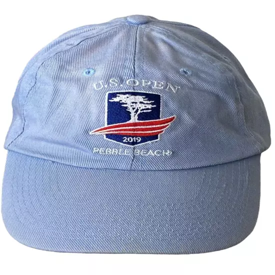 US Open Golf Pebble Beach 2019 Blue Hat Adjustable Strap back cap