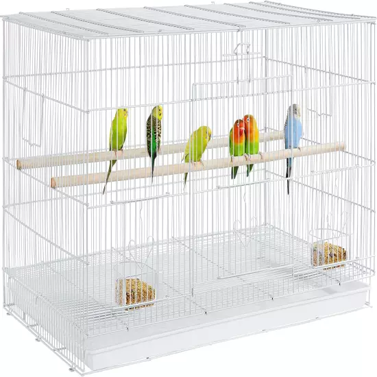 Yaheetech 30-inch Stackable Flight Bird Cages for Parakeets Cockatiels Conures