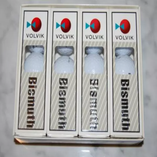 VOLVIK BISMUTH 1 DOZEN GOLF BALLS SOUTH KOREA FREE 2 Dozen TEES + MARKERS