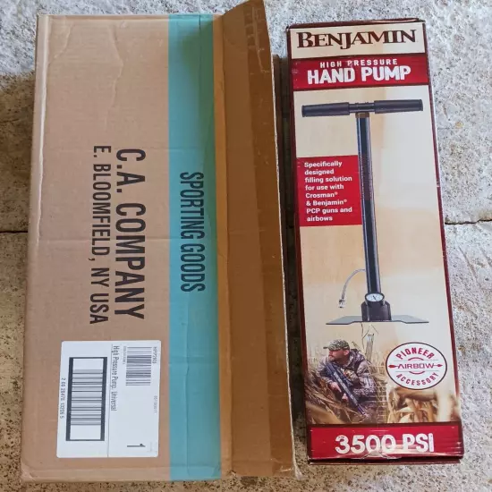 New Benjamin High Pressure Hand Pump! #HPP2KU *3500 psi *3 Stage *PCP multi fit!