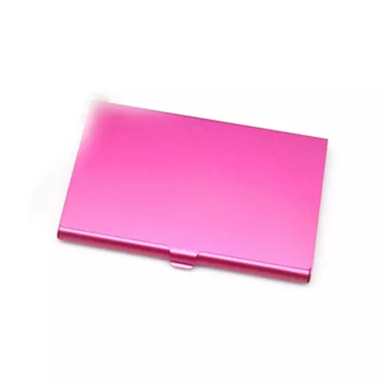 Business ID Credit Card Wallet Holder Aluminum Covered Pocket Case Box Creative 