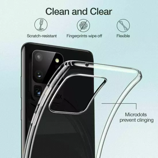 For Samsung Galaxy S20 / S20 Plus / S20 Ultra Case Bumper Clear Cover ShockProof