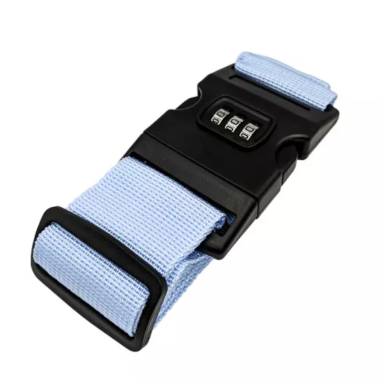 Luggage Strap Code Password Travel Suitcase Secure Lock Safe Nylon Packing Belt