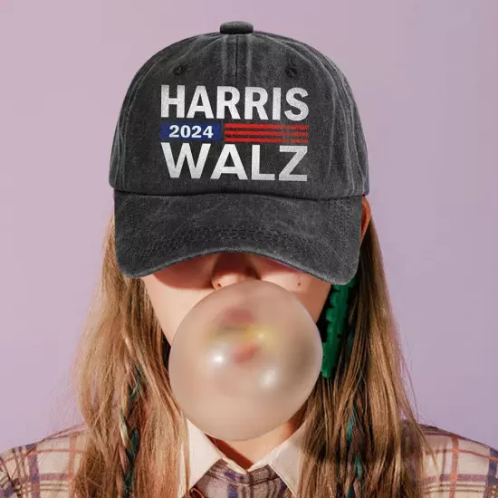 Kamala Harris Tim Walz Hat (Embroidered Dad Cap) Harris Walz 2024 USN