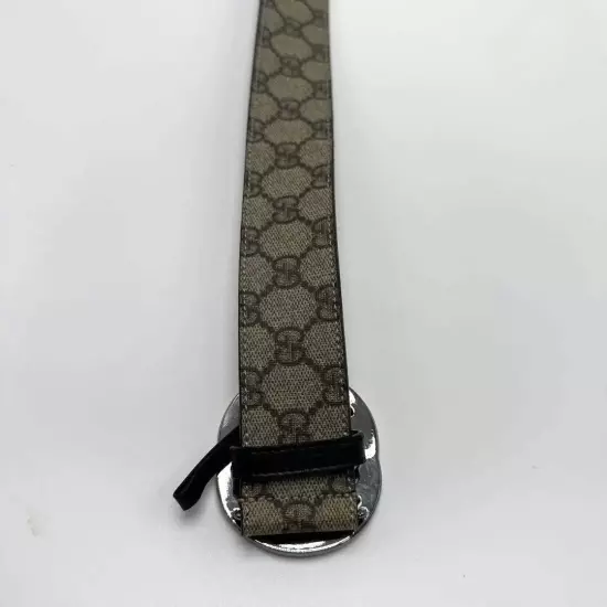 GUCCI Belt Interlocking GG Supreme pvc