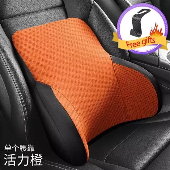 Neck Pillow Car Seat Pillow Support Auto Lumbar Cushion Headrest Lumbar Support