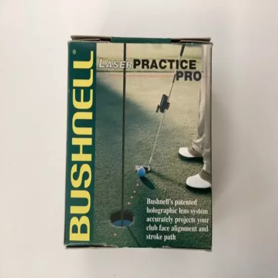 Bushnell Laser Practice Pro - Laser Projects Club Face & Stroke Path Golf Opened