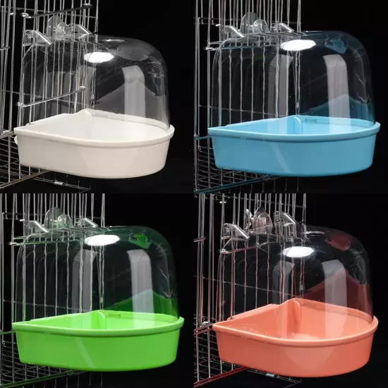 Parrot Bath Box Bathtub Bird Bather Bathing Utensils