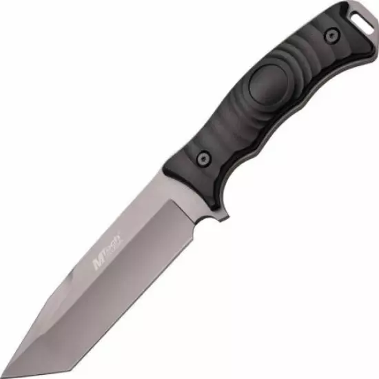 Mtech FIXED-BLADE TACTICAL KNIFE Black Tanto Full Tang Combat Blade Survival