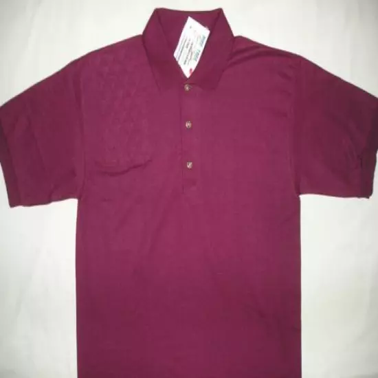 SMALL RH Trap/Skeet Pad MAROON 50/50 Dryblend POLO Shooting Shirt/Gildan